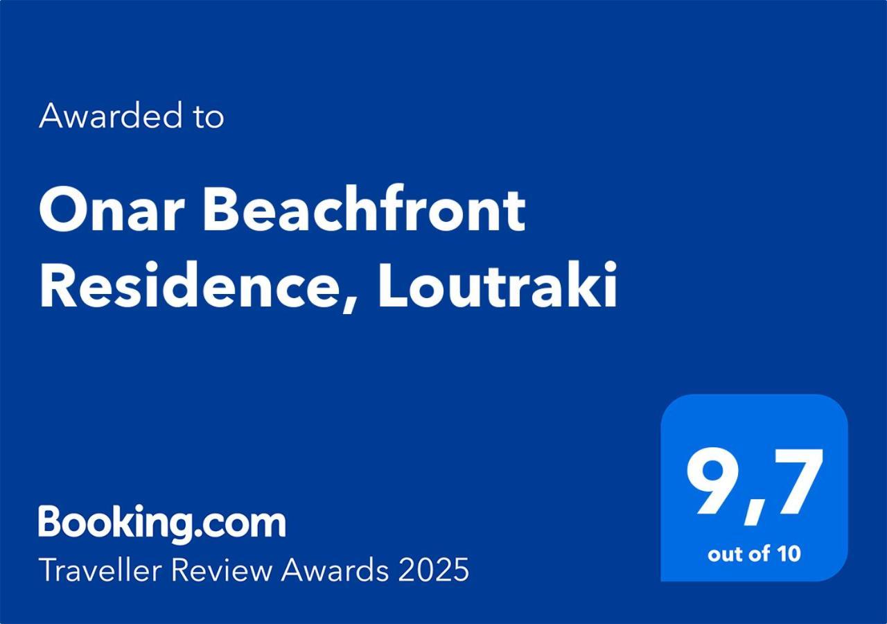 Onar Beachfront Residence, Loutraki Exterior foto